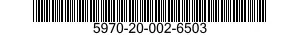 5970-20-002-6503 INSULATOR ASSEMBLY 5970200026503 200026503