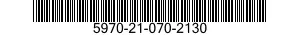 5970-21-070-2130 INSULATOR,FEEDTHRU 5970210702130 210702130