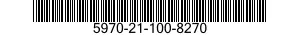 5970-21-100-8270 INSULATOR,ANGLE BRACKET 5970211008270 211008270