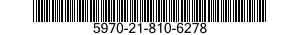 5970-21-810-6278 INSULATOR,BUSHING 5970218106278 218106278