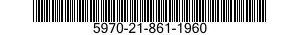5970-21-861-1960 INSULATOR,BUSHING 5970218611960 218611960
