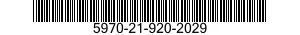 5970-21-920-2029 INSULATOR,DISK 5970219202029 219202029