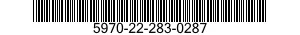 5970-22-283-0287  5970222830287 222830287