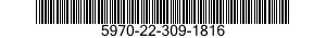 5970-22-309-1816 INSULATION SLEEVING,ELECTRICAL 5970223091816 223091816