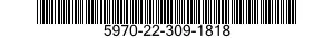 5970-22-309-1818 INSULATION SLEEVING,ELECTRICAL 5970223091818 223091818