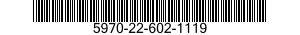 5970-22-602-1119 INSULATOR,WASHER 5970226021119 226021119