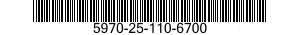5970-25-110-6700  5970251106700 251106700
