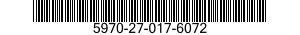 5970-27-017-6072 INSULATING COMPOUND,ELECTRICAL 5970270176072 270176072