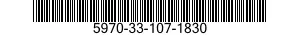5970-33-107-1830 INSULATOR,PLATE 5970331071830 331071830