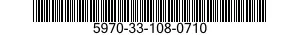5970-33-108-0710 INSULATION SLEEVING,ELECTRICAL,SPECIAL PURPOSE 5970331080710 331080710