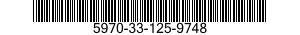 5970-33-125-9748 INSULATOR,BUSHING 5970331259748 331259748