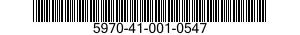 5970-41-001-0547 INSERT,INSULATOR 5970410010547 410010547