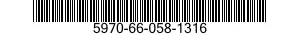 5970-66-058-1316 INSULATION CLOTH,ELECTRICAL 5970660581316 660581316