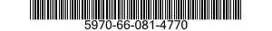 5970-66-081-4770 INSULATION SLEEVING,ELECTRICAL 5970660814770 660814770