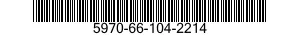 5970-66-104-2214 INSULATOR,ANGLE BRACKET 5970661042214 661042214