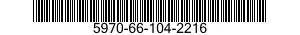 5970-66-104-2216 INSULATOR,ANGLE BRACKET 5970661042216 661042216