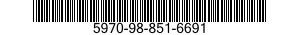 5970-98-851-6691 CARRIAGE INSULATING 5970988516691 988516691