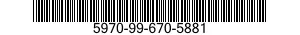 5970-99-670-5881 NUT,PLAIN,ROUND 5970996705881 996705881