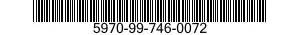5970-99-746-0072 INSULATION SLEEVING,ELECTRICAL 5970997460072 997460072