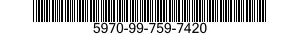 5970-99-759-7420  5970997597420 997597420