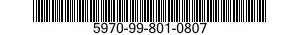5970-99-801-0807  5970998010807 998010807