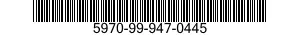 5970-99-947-0445  5970999470445 999470445