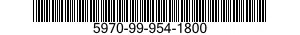 5970-99-954-1800  5970999541800 999541800