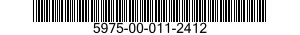 5975-00-011-2412  5975000112412 000112412