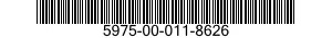 5975-00-011-8626  5975000118626 000118626