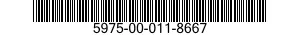 5975-00-011-8667  5975000118667 000118667