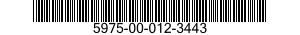 5975-00-012-3443 BOX CONNECTOR,ELECTRICAL 5975000123443 000123443