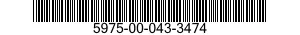 5975-00-043-3474  5975000433474 000433474