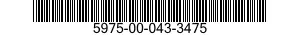 5975-00-043-3475  5975000433475 000433475