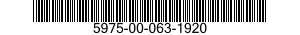5975-00-063-1920  5975000631920 000631920