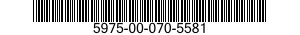 5975-00-070-5581  5975000705581 000705581