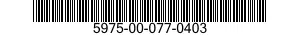 5975-00-077-0403 DOUBLE STRING ASSY 5975000770403 000770403