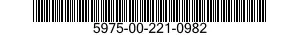 5975-00-221-0982  5975002210982 002210982