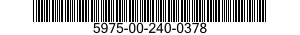 5975-00-240-0378  5975002400378 002400378