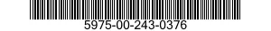 5975-00-243-0376  5975002430376 002430376