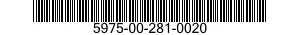 5975-00-281-0020  5975002810020 002810020