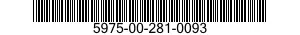 5975-00-281-0093  5975002810093 002810093