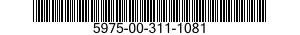5975-00-311-1081  5975003111081 003111081