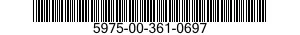 5975-00-361-0697  5975003610697 003610697