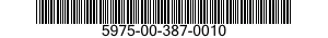 5975-00-387-0010  5975003870010 003870010
