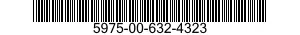 5975-00-632-4323 GROUNDING ROD,HIGH VOLTAGE 5975006324323 006324323