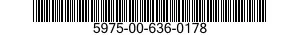 5975-00-636-0178 BOOT,DUST AND MOISTURE SEAL 5975006360178 006360178