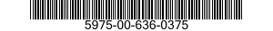 5975-00-636-0375  5975006360375 006360375