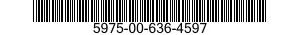 5975-00-636-4597  5975006364597 006364597