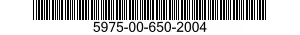 5975-00-650-2004 INSERT,ELECTRICAL CONNECTOR 5975006502004 006502004