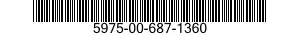 5975-00-687-1360  5975006871360 006871360